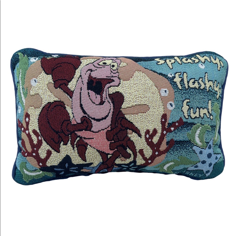 Little Mermaid Disney Sebastian Woven Pillow